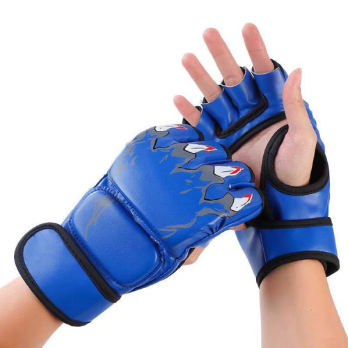 PU leather professional training mma boxing sparring glove