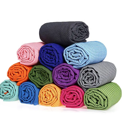 Yoga mat non-slip towel fitness yoga supplies Yoga mat yoga mat towel PVC plum blossom dot yoga towel