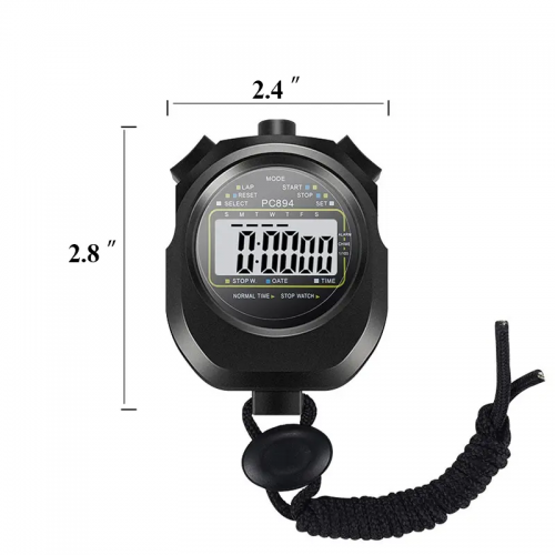 OEM Acceptable Electronic Racing Mini Digital Waterproof Sport Stopwatch