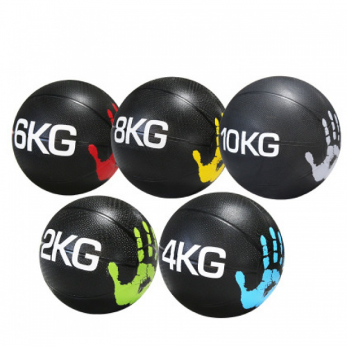 Home fitness medicine ball gravity ball solid balance rubber ball sports rehabilitation waist and abdomen personal education physical training ball