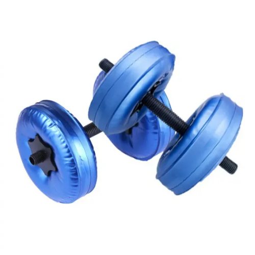 portable fitness ajustable weight water filled dumbbell set