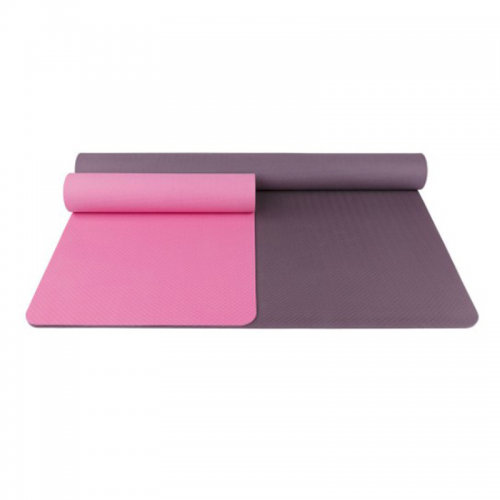 Monochrome double yoga mat TPE thickened wide non-slip yoga mat male and female yoga mat monochrome double yoga mat