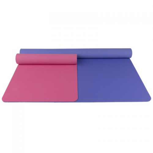 Monochrome double yoga mat TPE thickened wide non-slip yoga mat male and female yoga mat monochrome double yoga mat