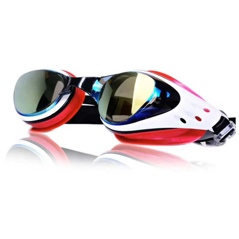 Myopia Advance Mirrored Optical silicone Swim Glasses Waterproof No Leaking Anti Fog UV Protection swimming goggles