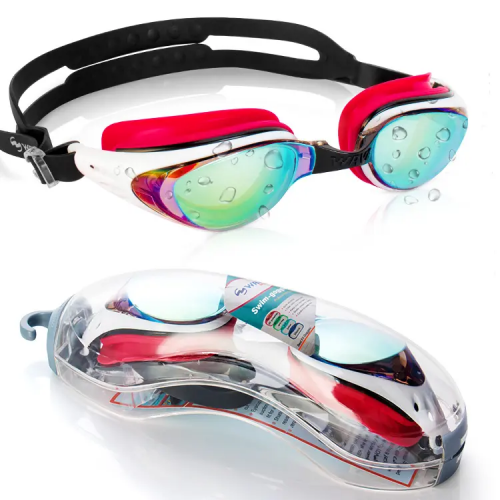 Myopia Advance Mirrored Optical silicone Swim Glasses Waterproof No Leaking Anti Fog UV Protection swimming goggles