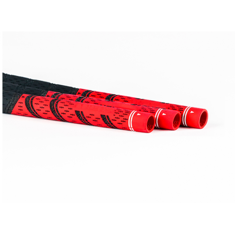 Non- slip Multi Compound Cord Black Red Standard Golf Club Grips 