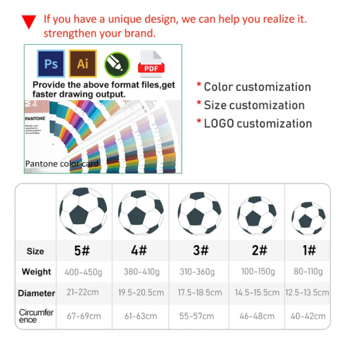 Official PU Size 5 Soft Wear Resistant Soccer Ball Match Training Balls Football for Adult Teens