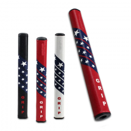 PU material black and white red three-color golf non-slip star cue grip