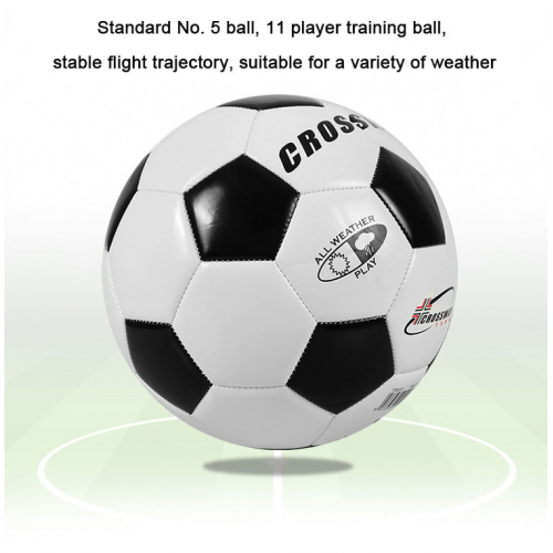 PU Leathe size 5 soccer ball Wear Resistant Anti-slip football for Professional Match Training