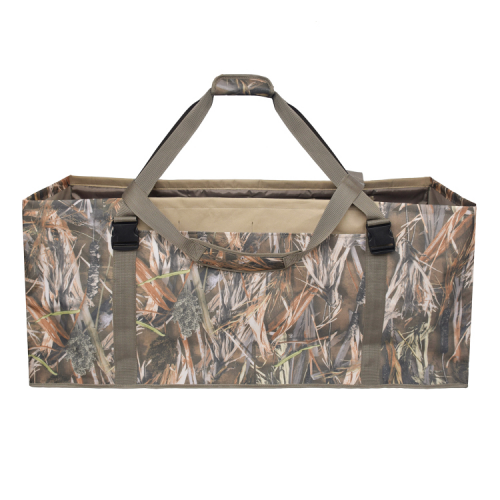 Duck Hunter Slotted Camouflage 12 Slot Duck Decoy Carrying Bag with Adjustable Strap to Protect Duck Decoys 