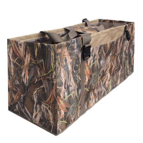 Duck Hunter Slotted Camouflage 12 Slot Duck Decoy Carrying Bag with Adjustable Strap to Protect Duck Decoys 