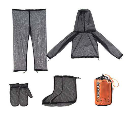 Outdoor wild fishing adventure net gauze anti-mosquito clothing park sports anti-mosquito bite clothes pants suit