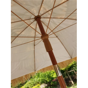 Hawaiian Style Umbrella Sunshade Straw Umbrella PP Grass Raffia Beach Umbrella 