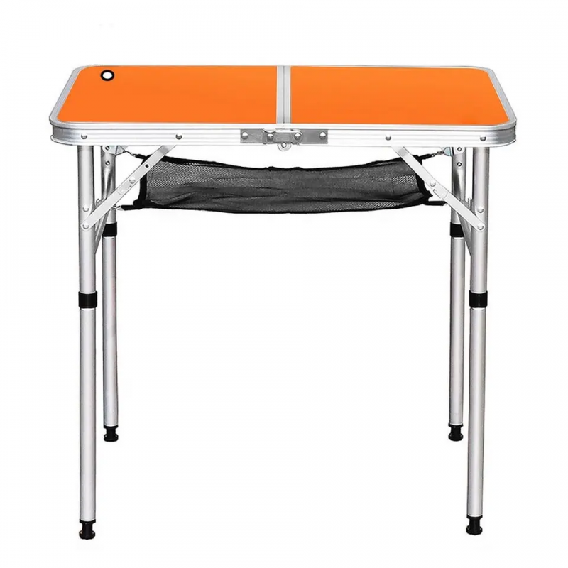 Camping Outdoor Aluminum Folding Picnic BBQ Table Adjustable Height Lightweight