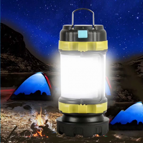 Outdoor camping lights camping LED work lights USB rechargeable emergency tent lights strong light long-range flashlight