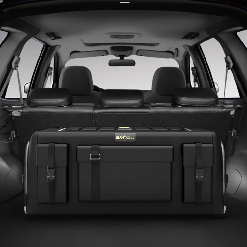 Trunk storage trunk folding glove compartment folding glove compartment