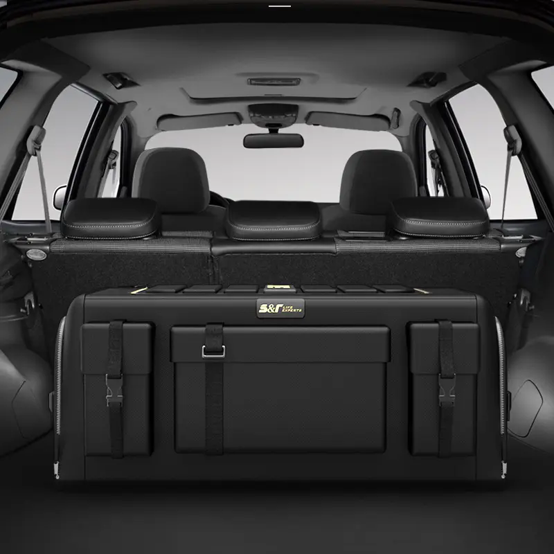 Trunk storage trunk folding glove compartment folding glove compartment 