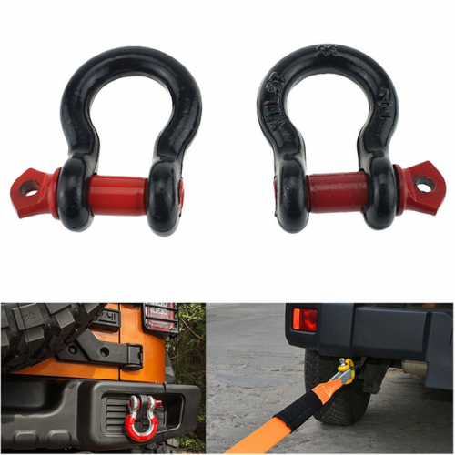 Trailer line U hook trailer with shackle SUV tow coupler