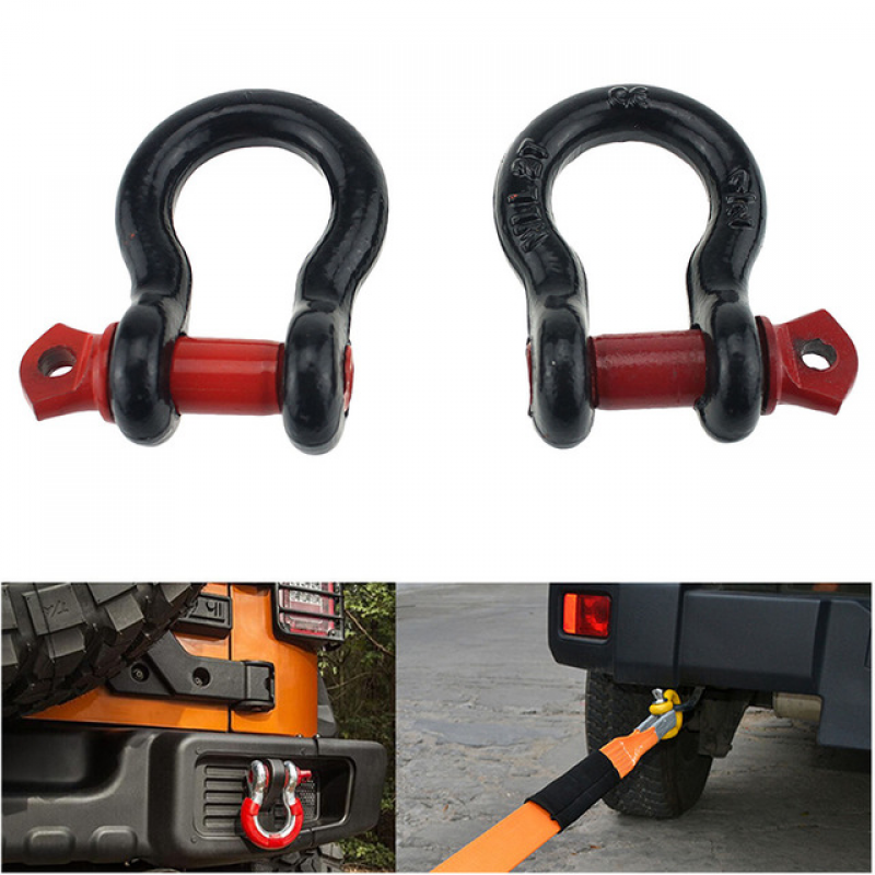 Trailer line U hook trailer with shackle SUV tow coupler 