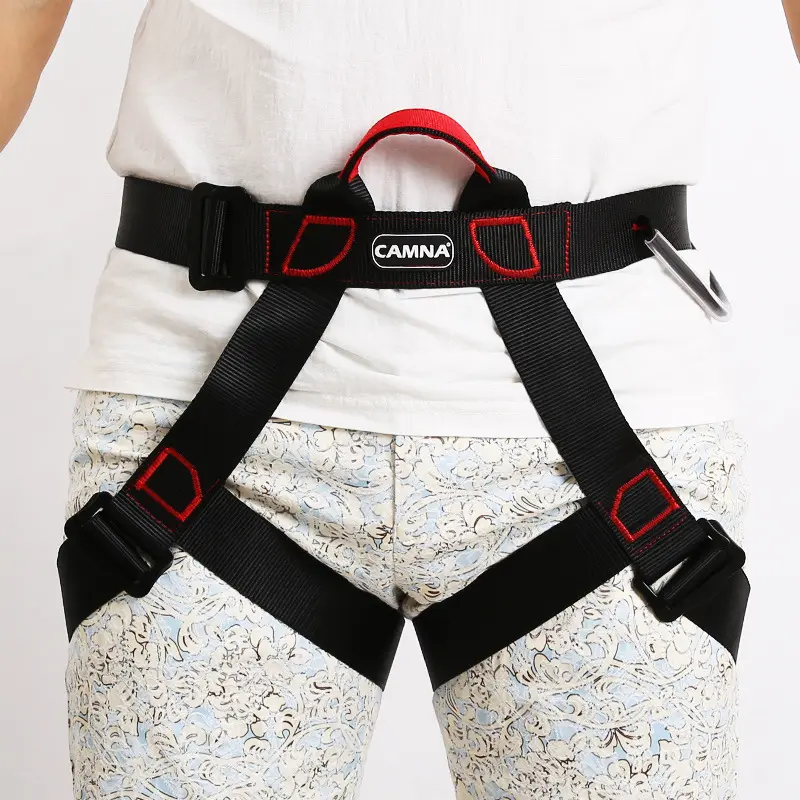 Professional Seat Belt Climbing Harness Safety Belt Rock Mountaineering Safety Belt Survival Accessories 