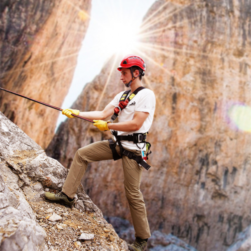 High-altitude fall protection construction worker safety belt electrician safety belt