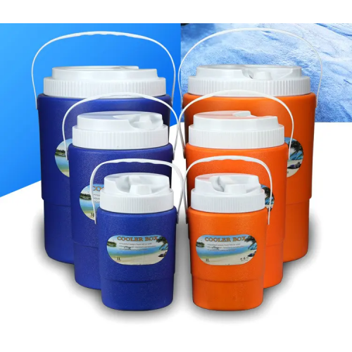 Outdoor vehicle-mounted food grade ice bucket PU circular hot and cold refrigerator