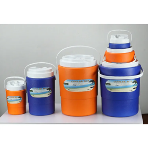 Outdoor vehicle-mounted food grade ice bucket PU circular hot and cold refrigerator 