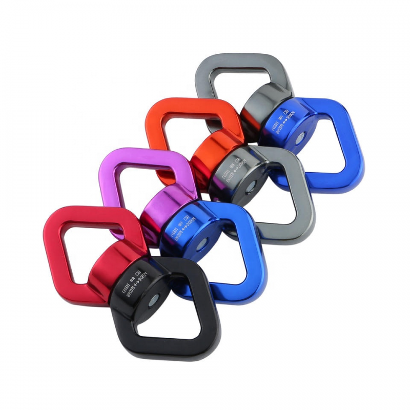 Outdoor Rock Climbing Universal Ring Fixed Connector Rotating Ring Connector Rope Anti-knot Aerial Yoga Hammock Buckle 