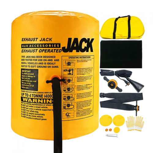 Inflatable Jack 4 tons of cross-country horizontal plastic inflatable jack thickened air bag release gentle top