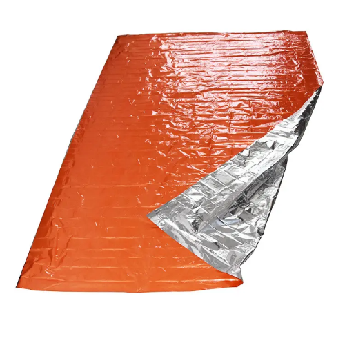 Survival Foil Emergency Thermal Blanket Orange Outdoor camping