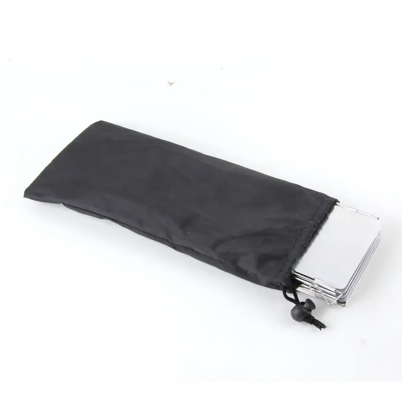 Outdoor camping stove head cover pan fittings windshield plate with bolt 9 pieces mini windshield plate with cloth bag 