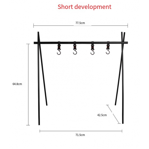 Outdoor camping rack camping Triangle rack air rack triangle rack medium size