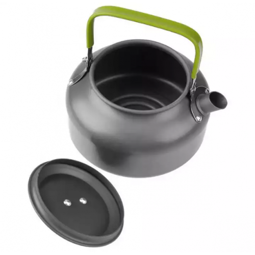 Set with pot and teapot for 2-3 persons set with pot and teapot camp cookware does not include tableware