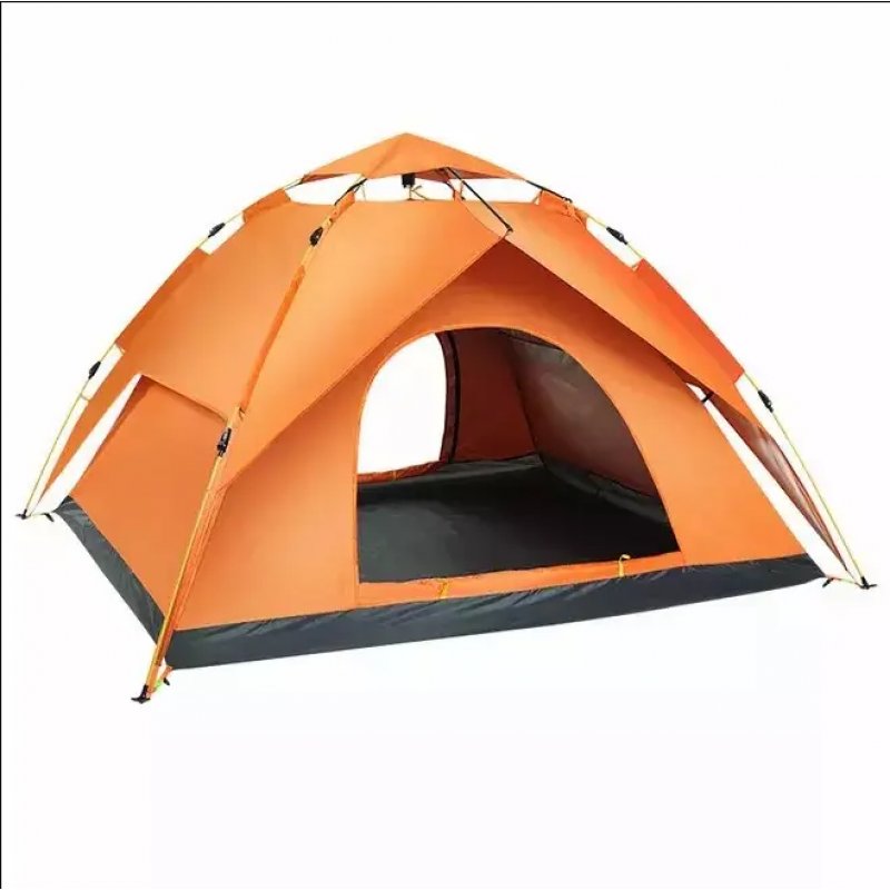 Outdoor camping tent 2-4 people automatic tent spring type quick open rainproof sunscreen camping tent 