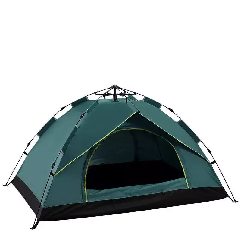 Outdoor camping tent 2-4 people automatic tent spring type quick open rainproof sunscreen camping tent 