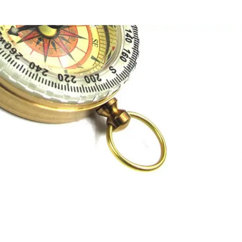 Manufacturers wholesale G50F clamshell pure copper outdoor compass enhanced luminous multifunctional compass high-end pocket watch