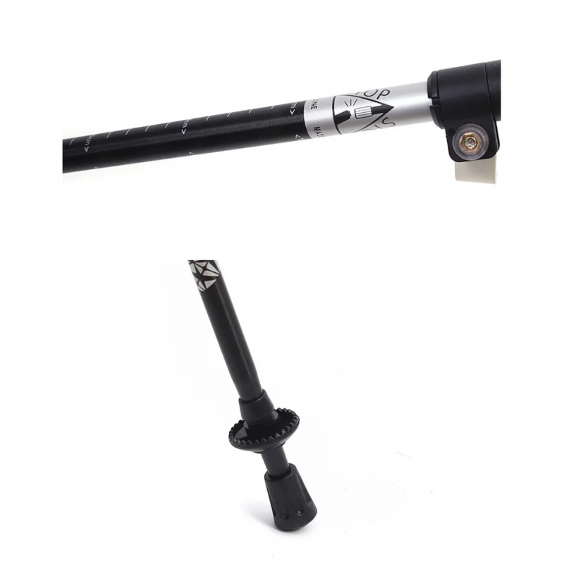 Folding alpenstock aluminum folding rod extended handle multi-functional cane spot five crutches 