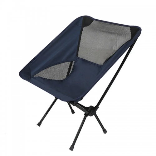 Outdoor folding chair can hold ultra-light portable fishing chair camping lunch lounge chair moon chair