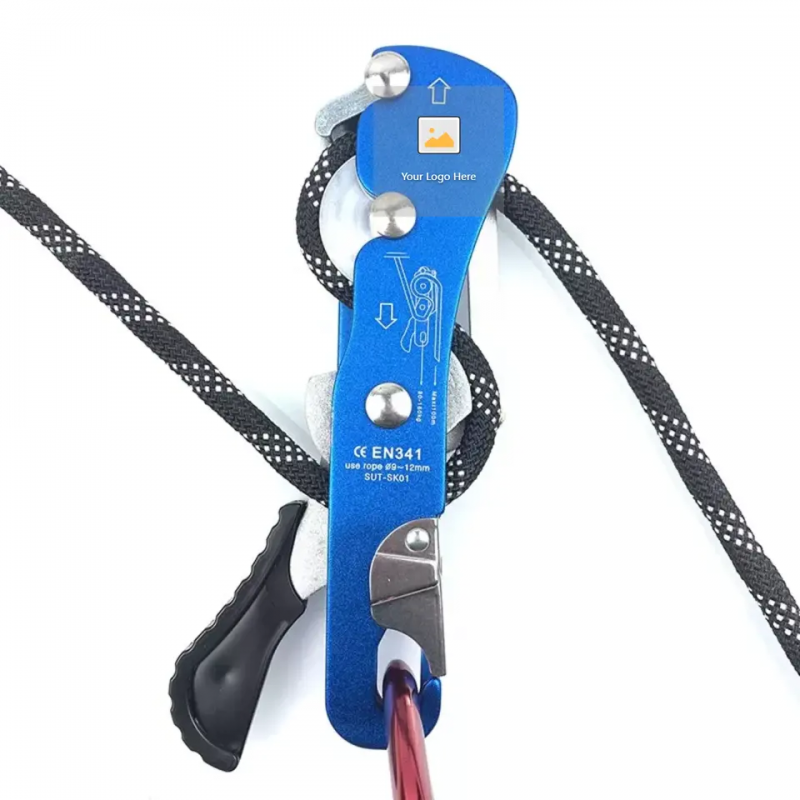 Rock Climbing Mountaineering Arborist Hand Ascender Rappelling Camping Gear For Bicycle Device Clamp Equipment For 8-12Mm Rope 