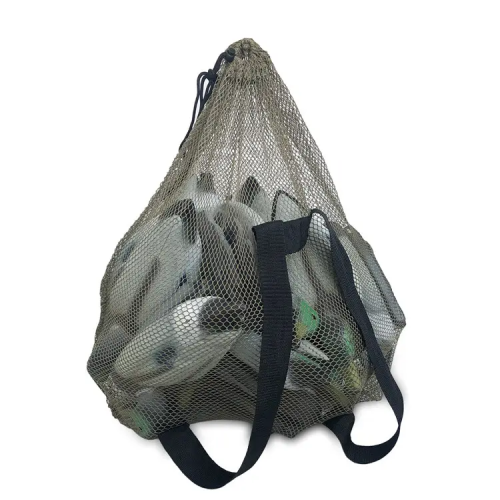 Outdoor hunting army green hexagonal net duck bag mesh oy bag