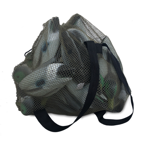 Outdoor hunting army green hexagonal net duck bag mesh oy bag