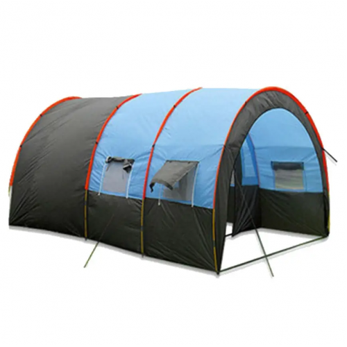 outdoor camping double layer one bedroom two living rooms turnel multiple group sport equipment camping tent