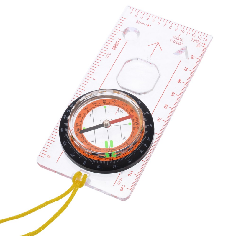 Compass map ruler scale model DC45-5C outdoor camping map ruler outdoor map compass 