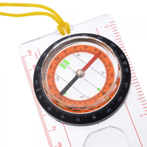 Compass map ruler scale model DC45-5C outdoor camping map ruler outdoor map compass 