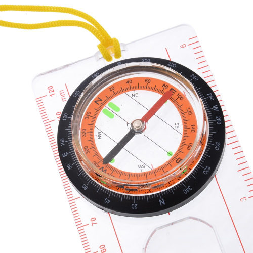 Compass map ruler scale model DC45-5C outdoor camping map ruler outdoor map compass