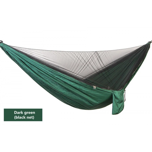 Upgrade mosquito net can be opened automatically and quickly anti-mosquito hammock outdoor double parachute mosquito net hammock