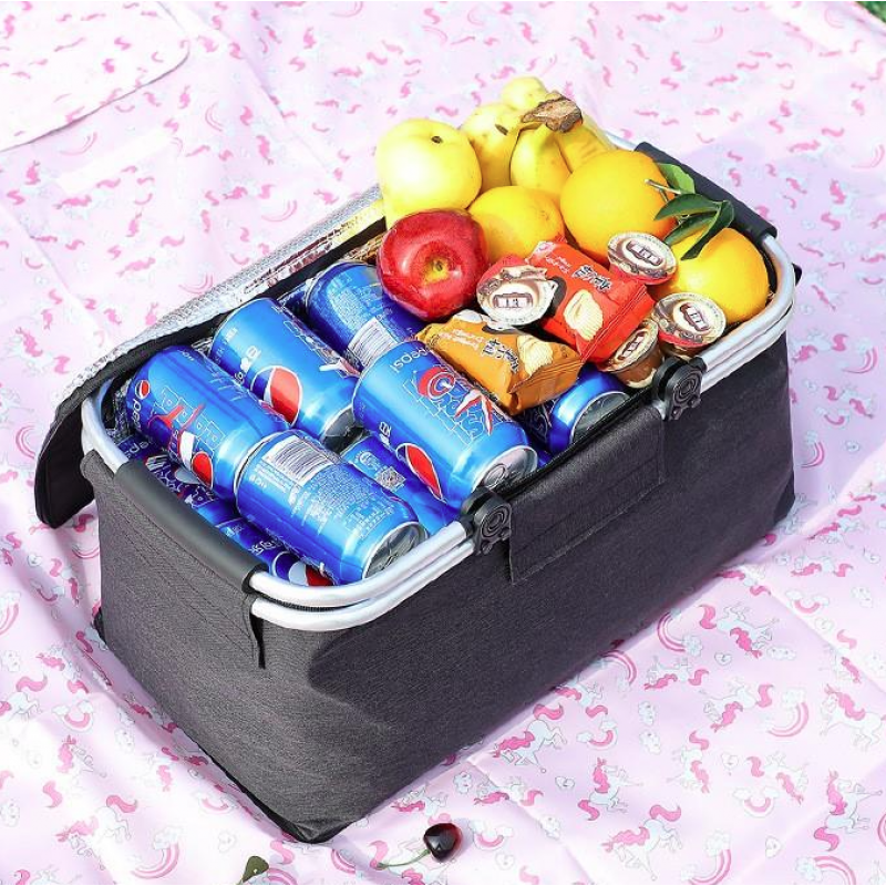 Portable storage food folding thickened incubator food delivery portable insulation refrigerator 