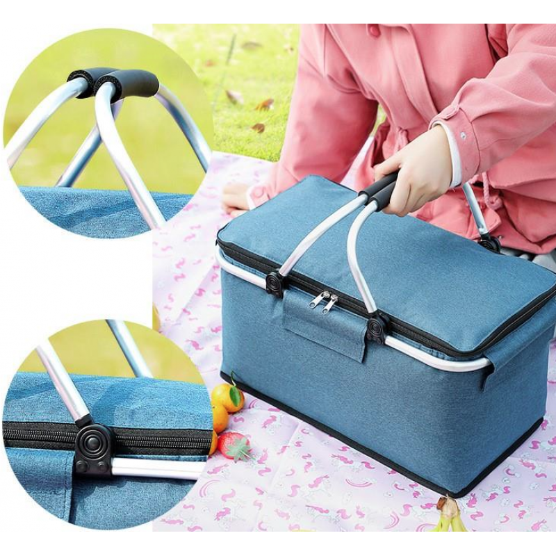 Portable storage food folding thickened incubator food delivery portable insulation refrigerator 