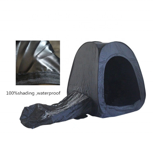 Black full shading free quick-open waterproof camping spot tent