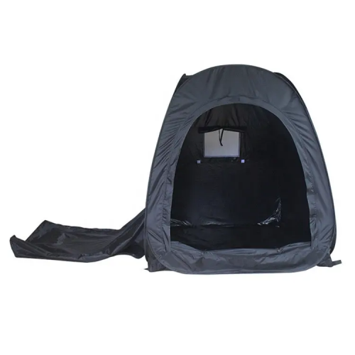 Black full shading free quick-open waterproof camping spot tent